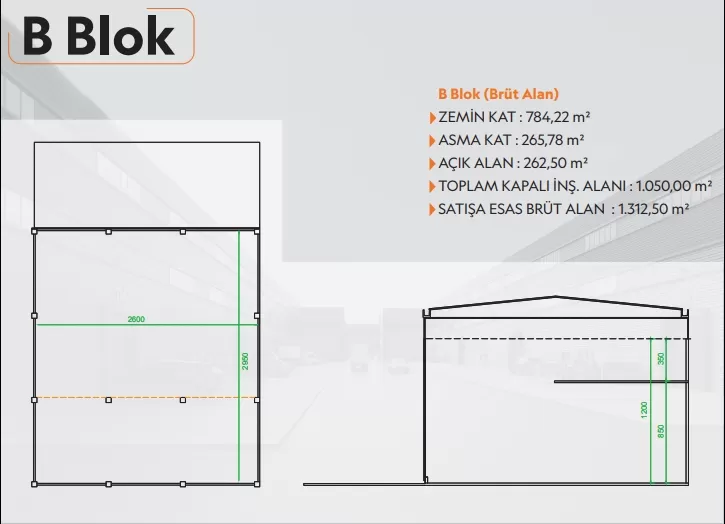 B Blok Kat Planı