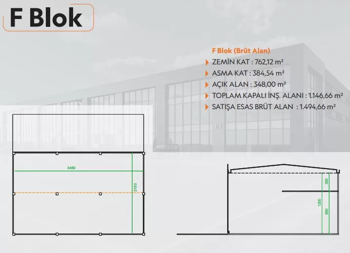 F Blok Kat Planı