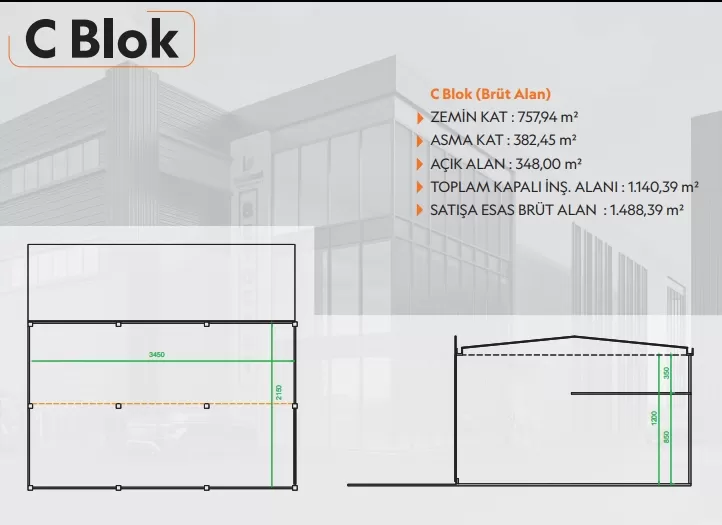 C Blok Kat Planı