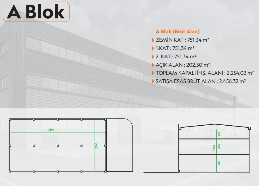 A Blok Kat Planı